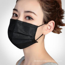 Non-Woven 3-Ply Respirator Pink White Black Disposable Dust Face Masks